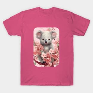 Koala and Flowers T-Shirt